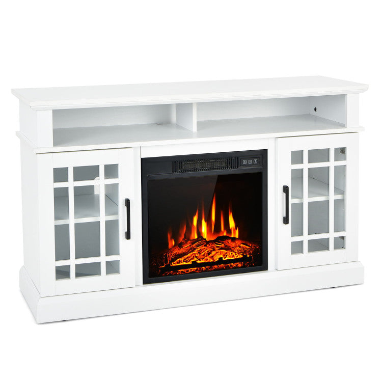 All-season use fireplace without heat