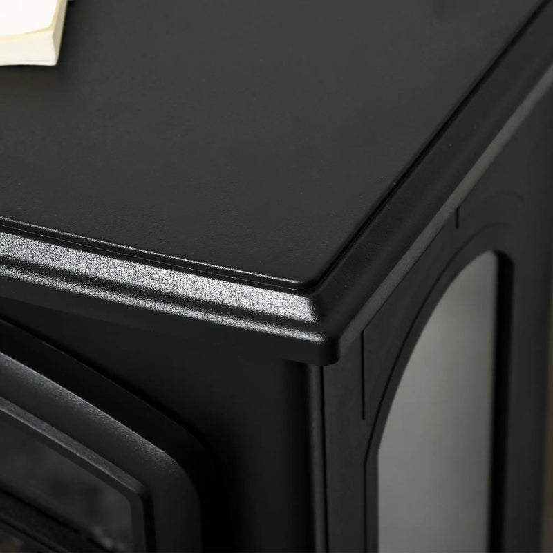 Electric fireplace insert for TV stands and entertainment centers.
