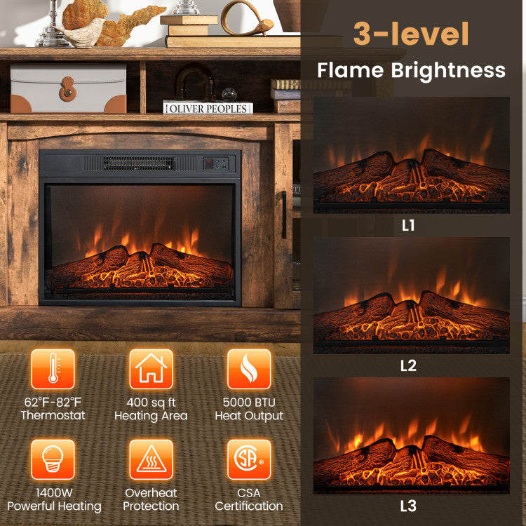 fireplace-tv-stand-with-storage-cabinets