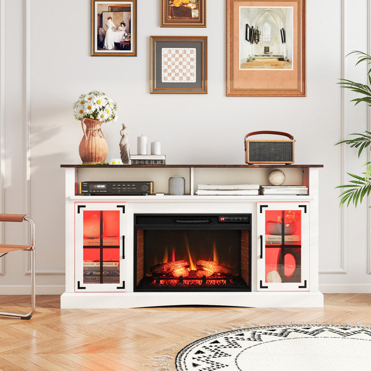 fireplace-tv-unit-3d-flame-heater