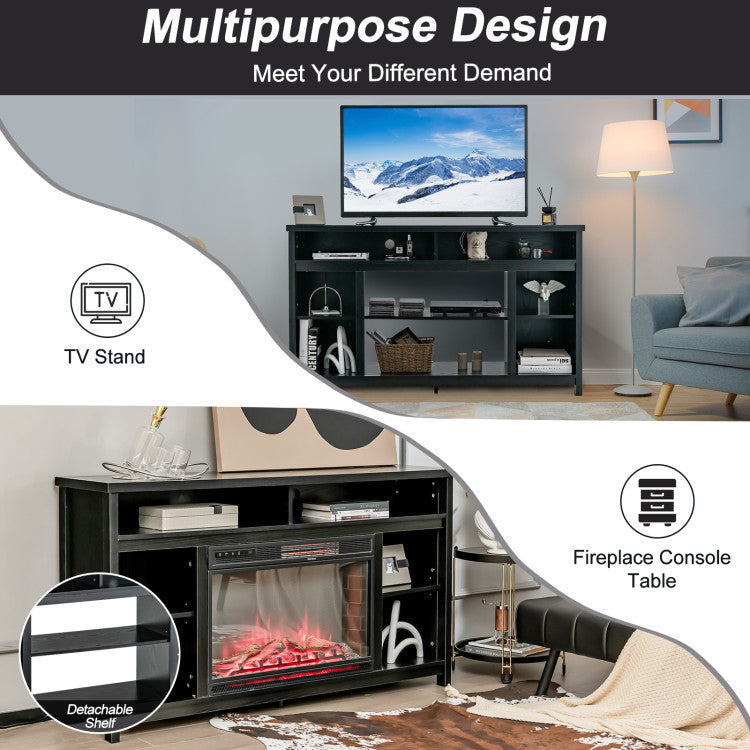  Fireplace TV unit with modern and sleek design