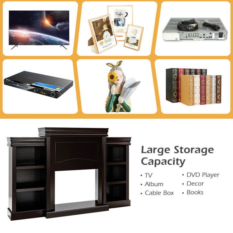 fireplace-with-media-storage-and-bookshelves