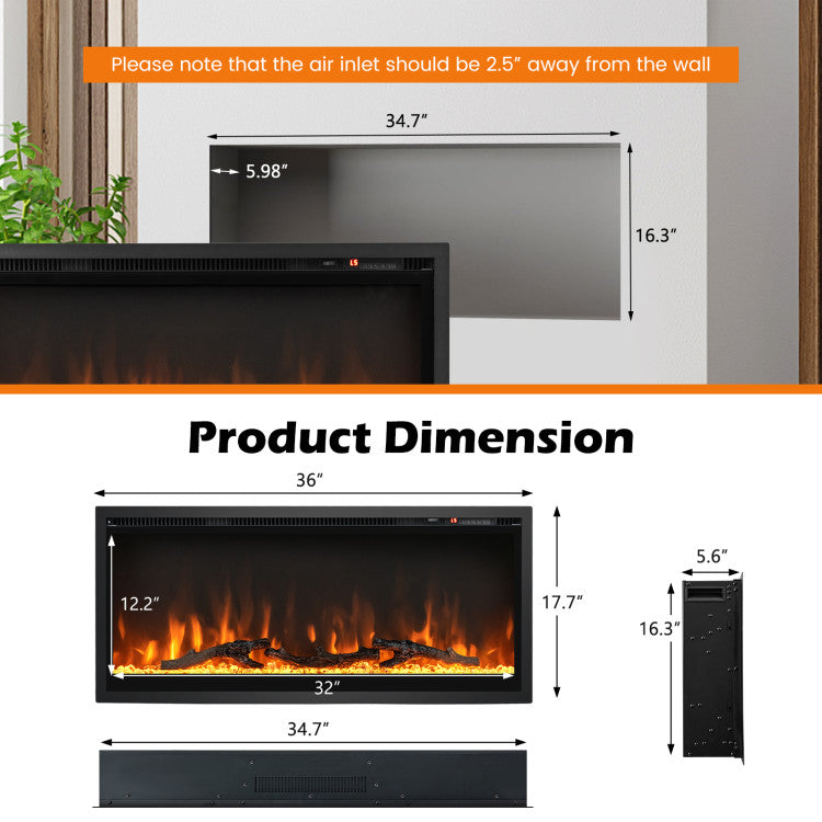 5 Level Flame Brightness Settings