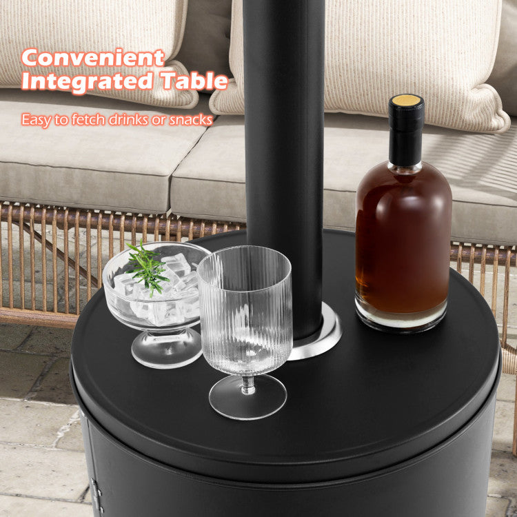 Flame-out shutoff feature for safe heating