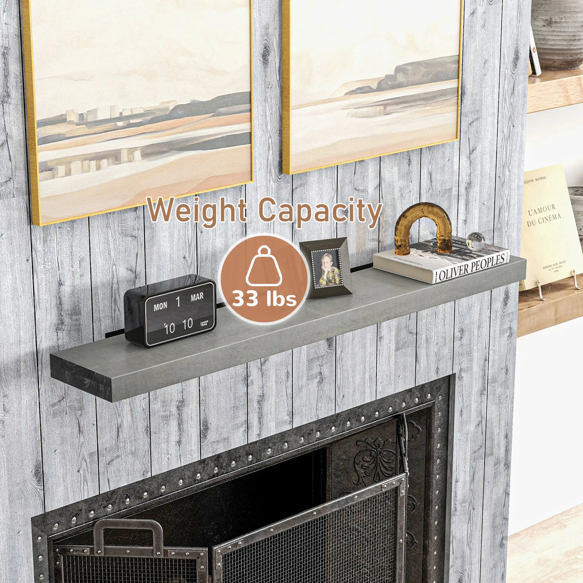 floating-shelf-over-three-sided-gas-fireplace
