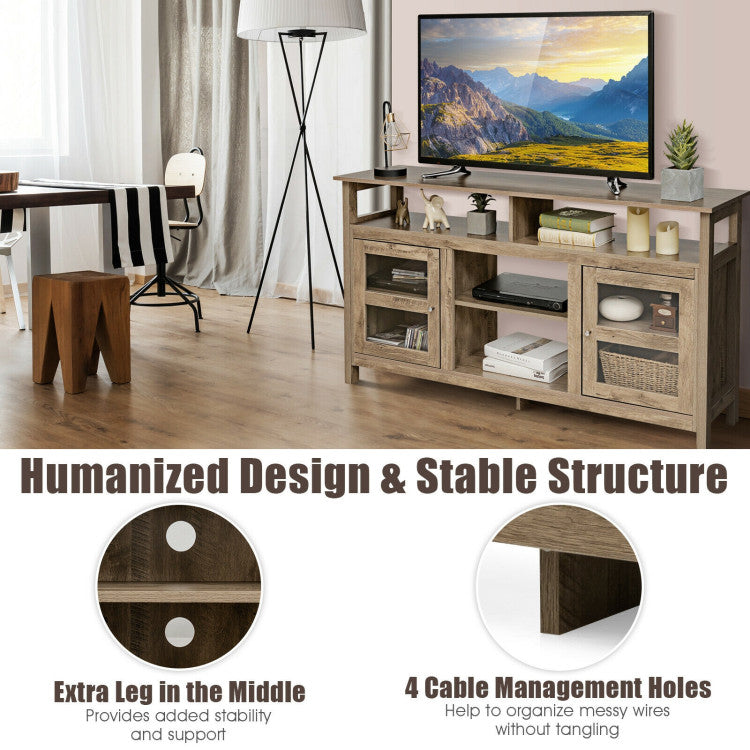 Floating TV Unit Fireplace Ready Console
