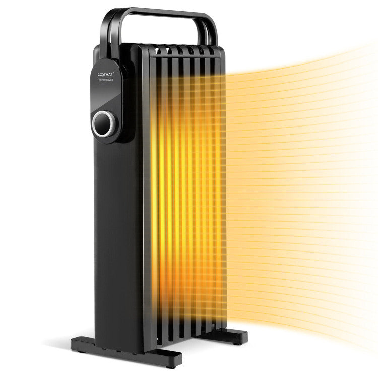 Heater with Multifunctional Foldable Racks