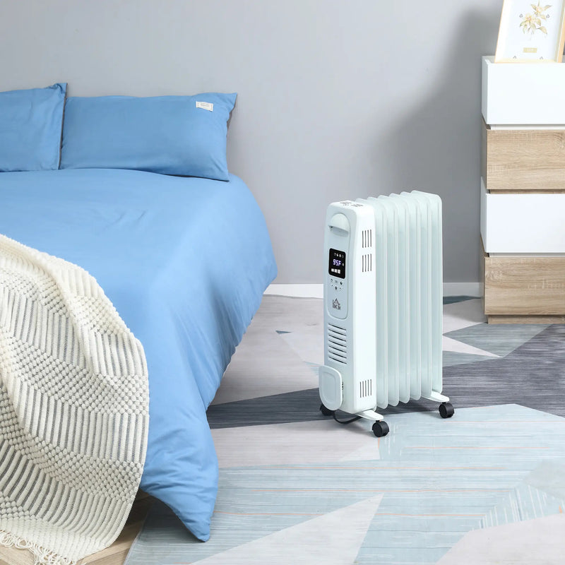 Freestanding Electric Space Heater with Remote Control