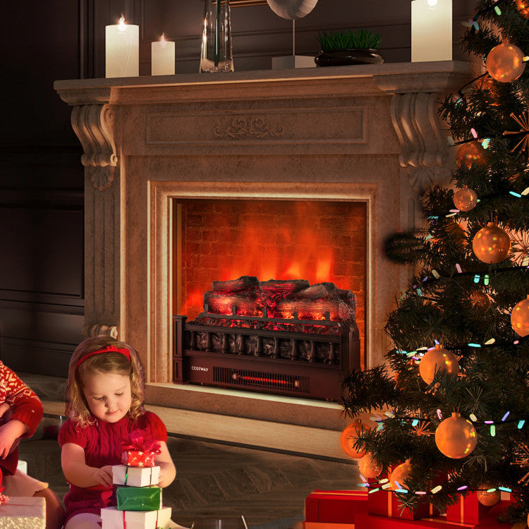  Freestanding Electric Stove Heater with Realistic Logs