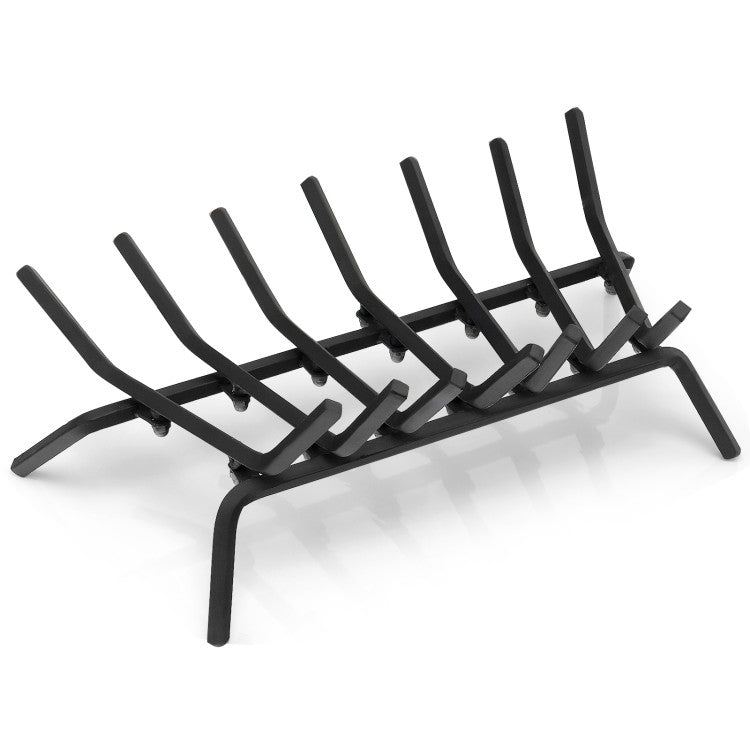 Grate with slatted bottom for ash cleanup
