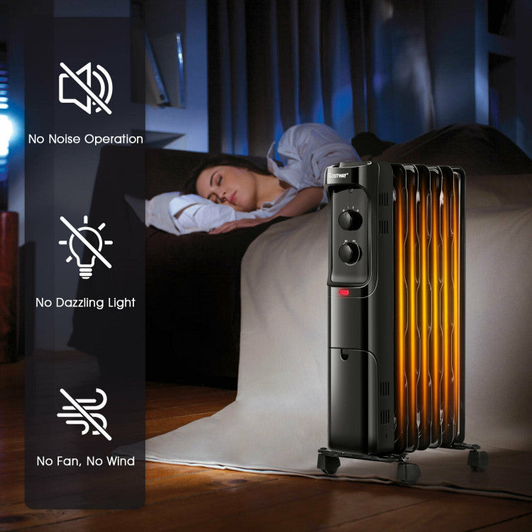 Heater suitable for bedroom, office, or kitchen