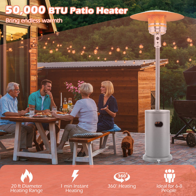 Compatible with standard 20 lb propane tank