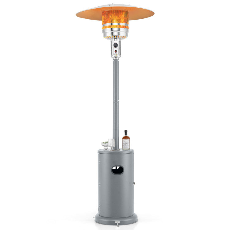 Pre-drilled holes shown for secure installation