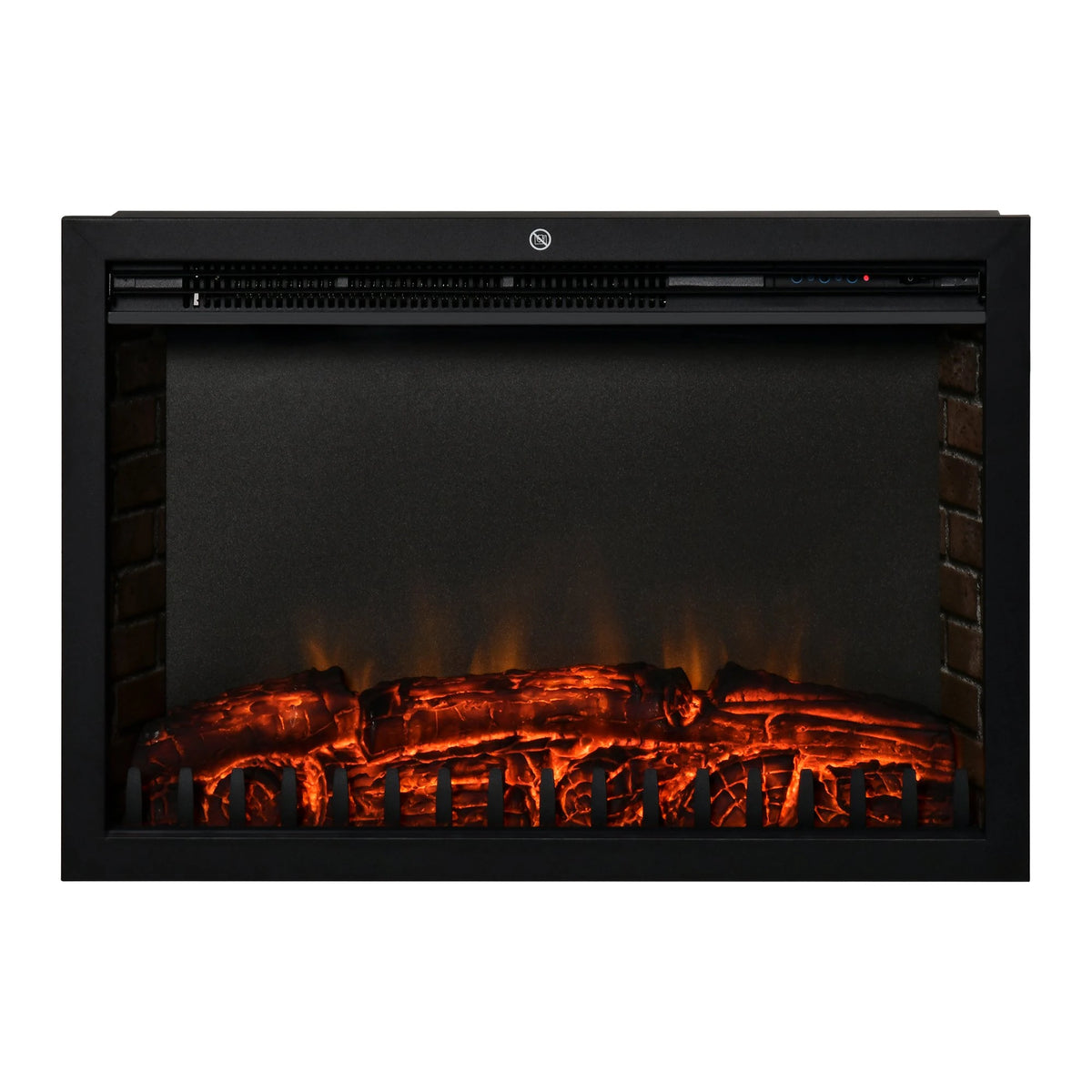 HOMCOM 30-inch electric fireplace with sleek design