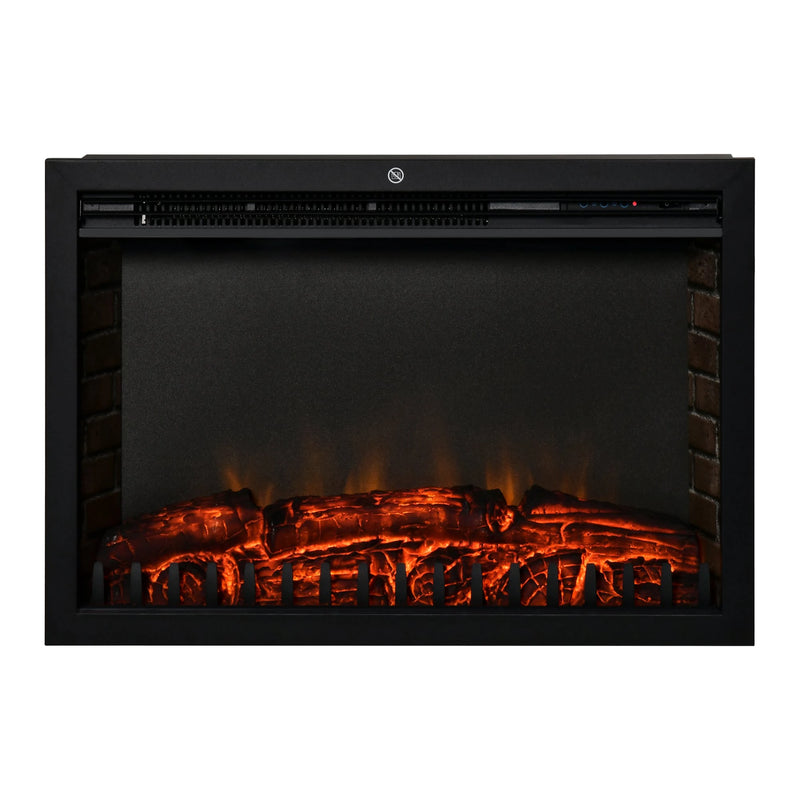 HOMCOM 30-inch electric fireplace with sleek design