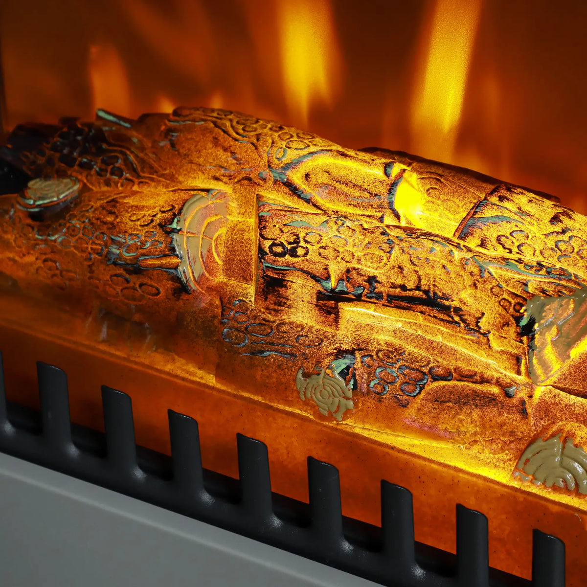 Compact HOMCOM Electric Fireplace Heater for Small Spaces