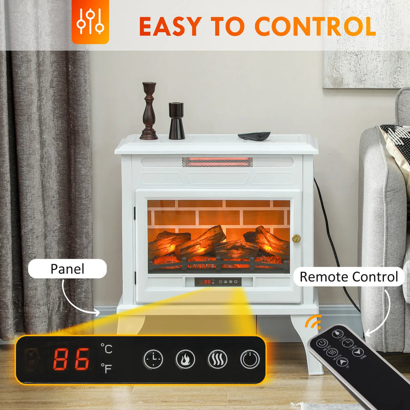 Quick assembly process of HOMCOM electric fireplace stove