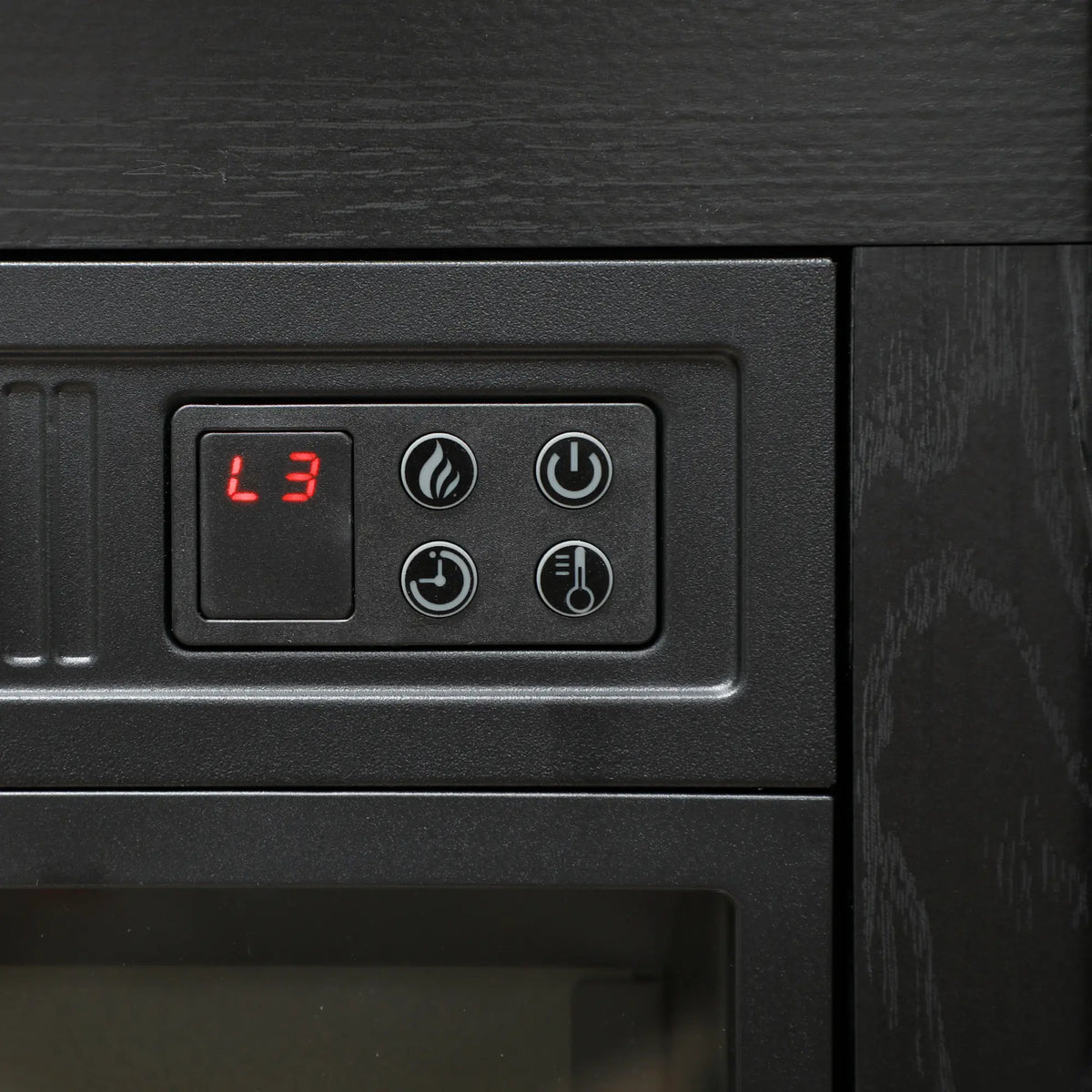 HOMCOM Electric Fireplace with Timer and Auto Shutoff