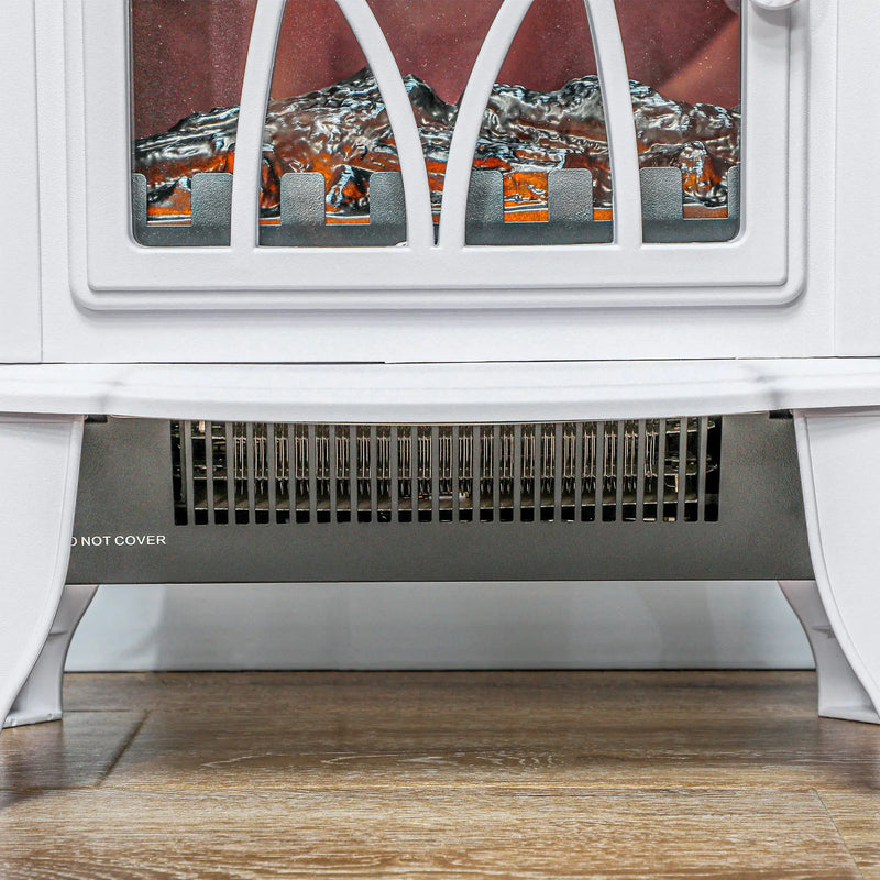 HOMCOM electric log burner providing cozy warmth for any space