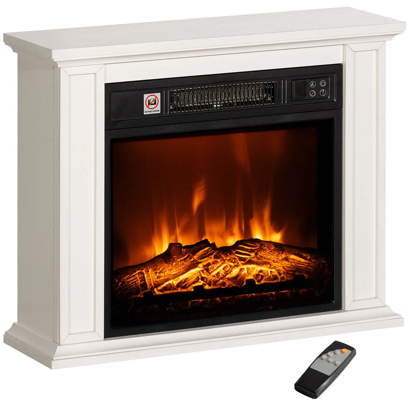 Ultra-quiet electric fireplace heater with under 50dB noise