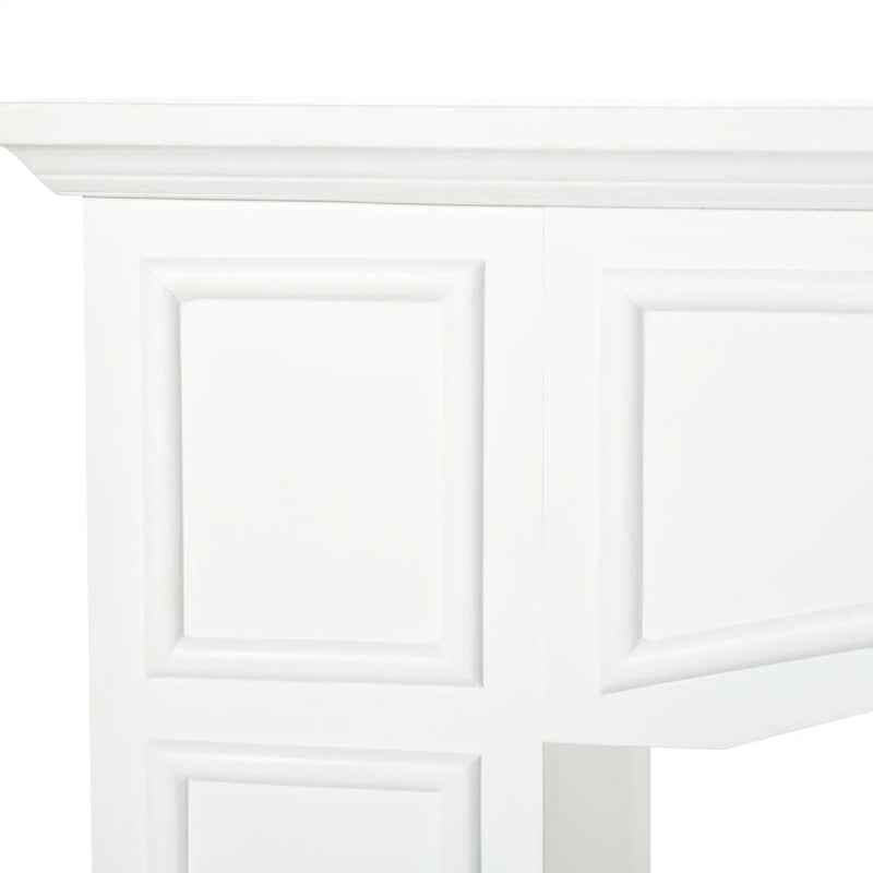 HOMCOM Fireplace Mantel Surround in a Modern Living Room