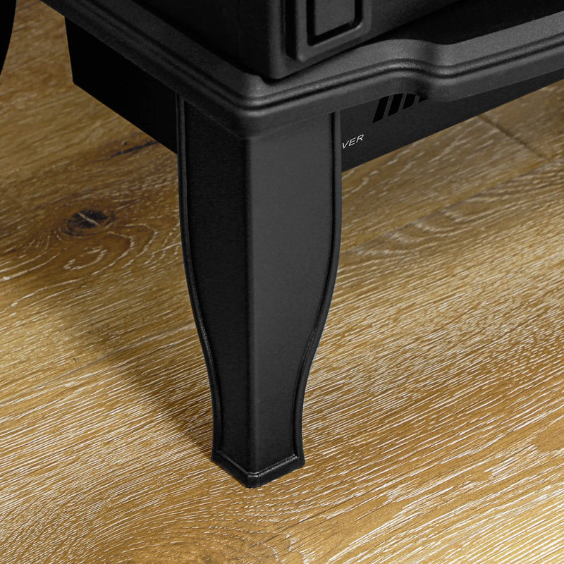 Cool-to-touch top of HOMCOM fireplace stove for added safety.