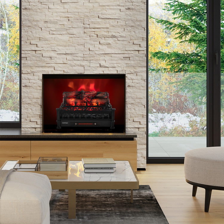  Indoor Electric Fireplace Heater with Remote Control