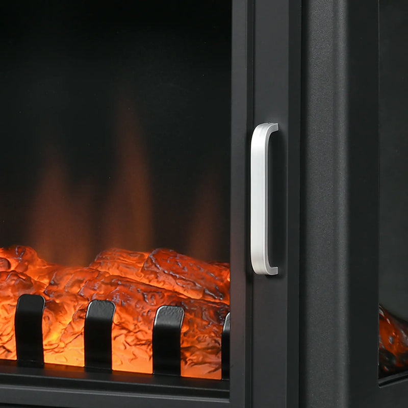Electric fireplace heater perfect for bedrooms, living rooms, and offices