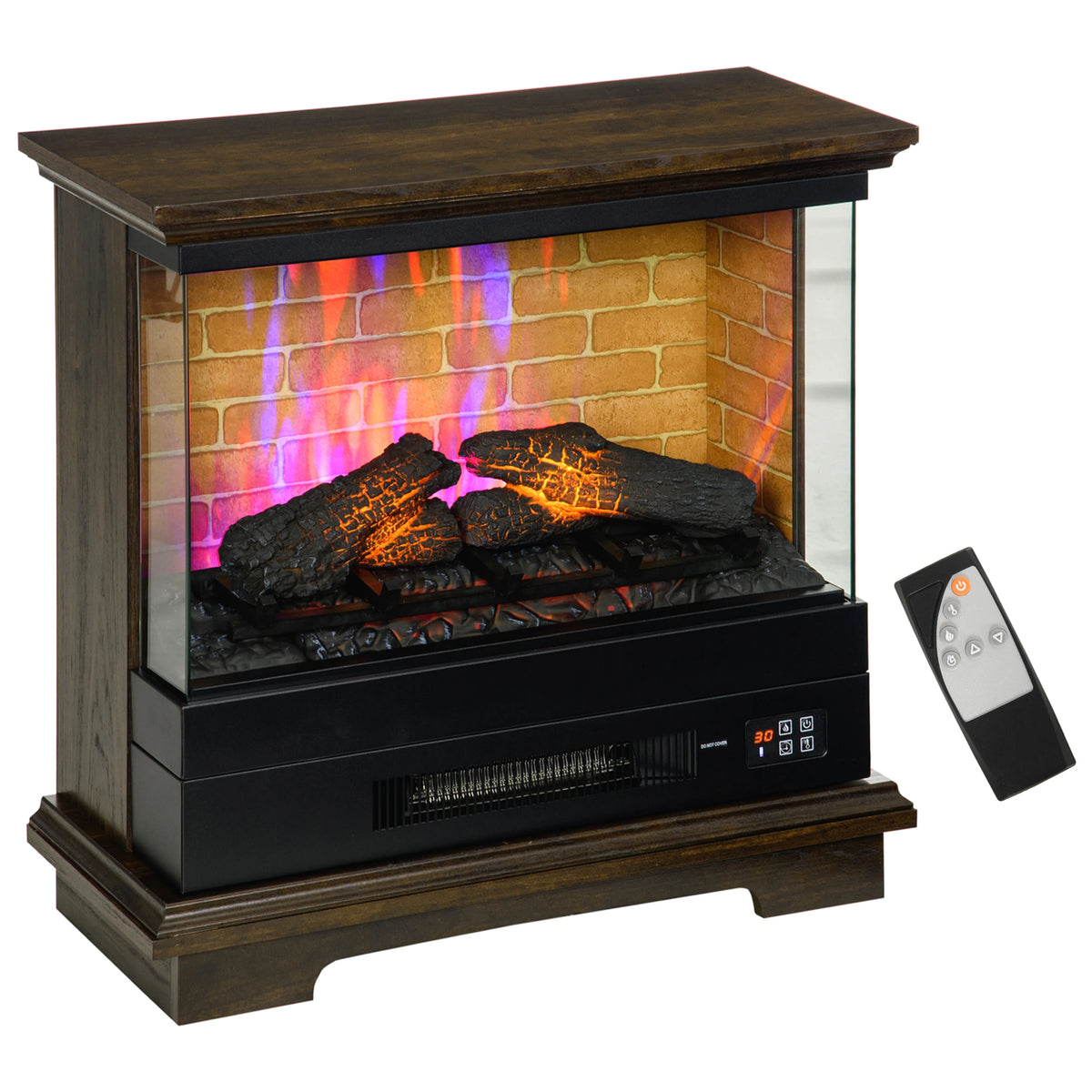 Room fireplace heater for indoor warmth