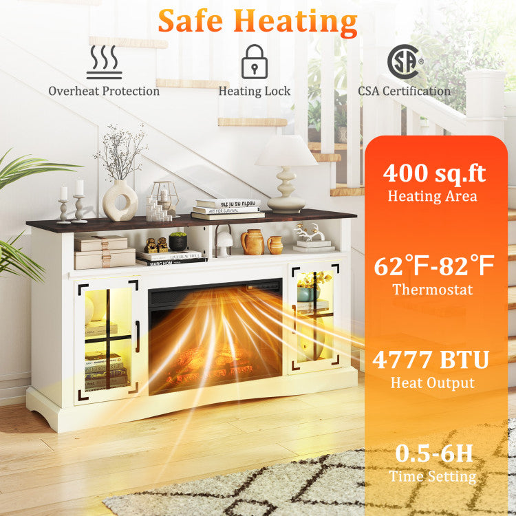 infrared-heater-tv-unit-storage