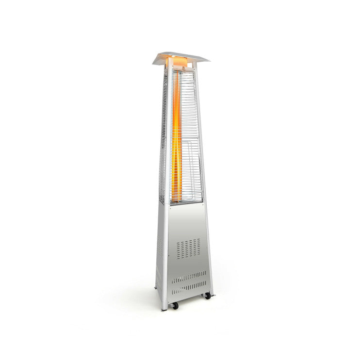 Infrared outdoor patio heater ideal for backyard gatherings