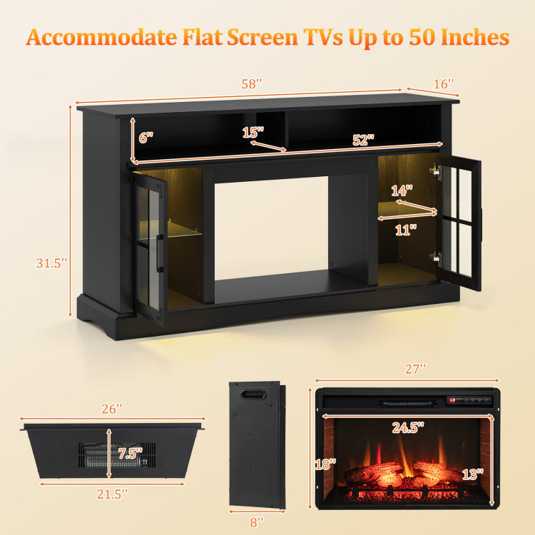 led-fireplace-stand-glass-shelves.