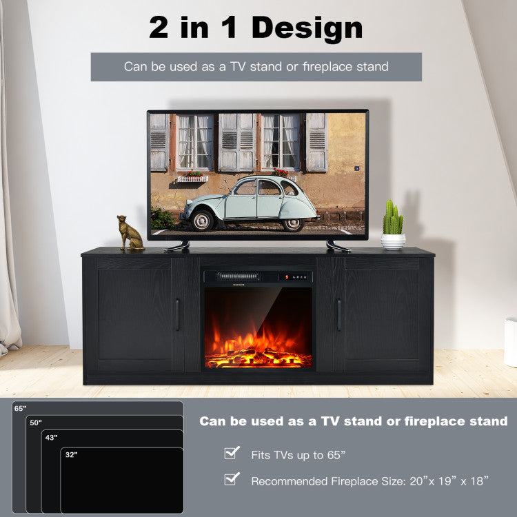 living-room-tv-fireplace-stand-wooden