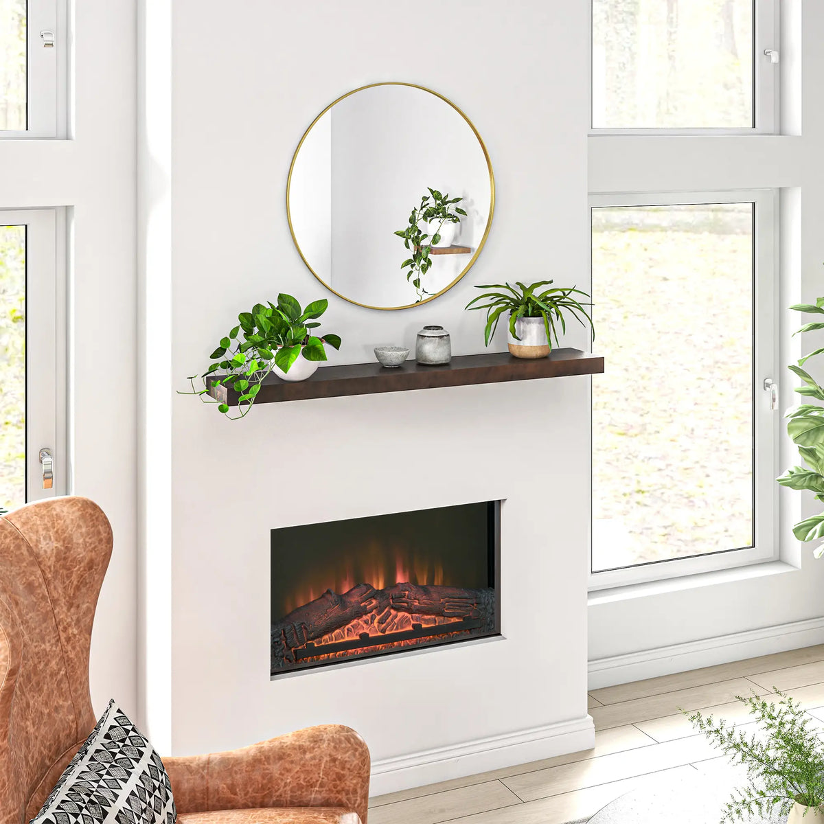 mantle-piece-wood-over-electric-fireplace