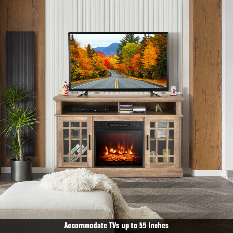  Brightness control on fireplace insert