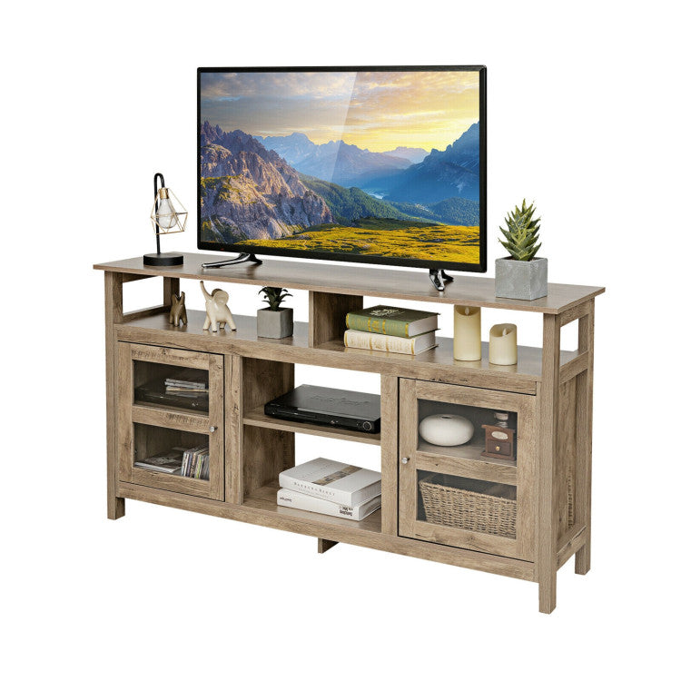 Media Console TV Stand with Modern Finish