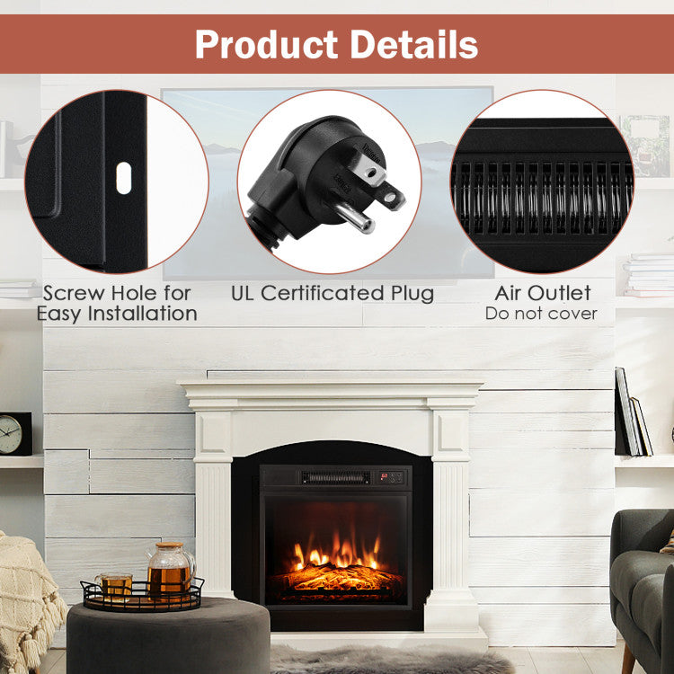 Modern Electric Fireplace Insert for Home Decor