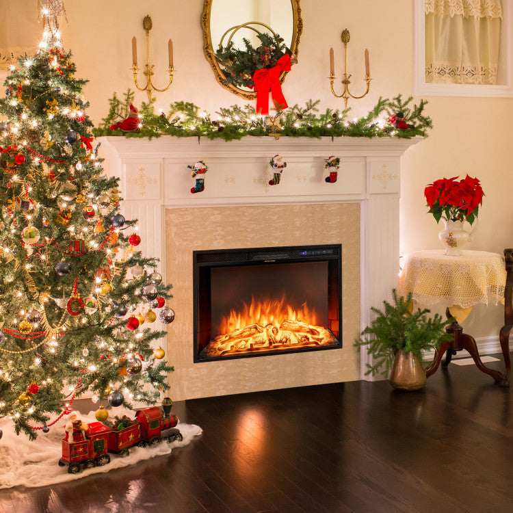 Modern Wall Mounted Electric Fireplace Heater
