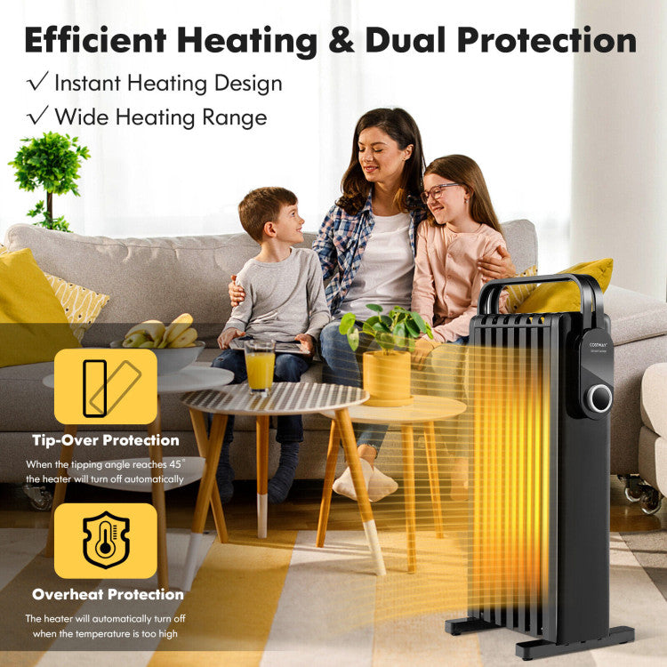 Electric Heater with No Oil Refills Needed