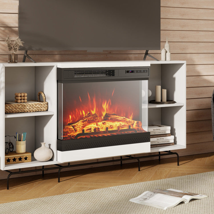 Panoramic Flame View Electric Fireplace