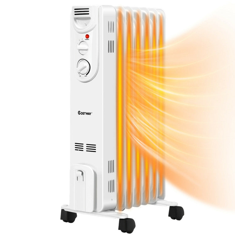 Space heater used in a modern office setup