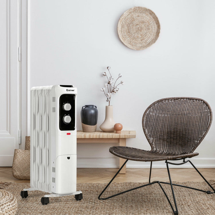 Silent operation electric heater for bedroom comfort