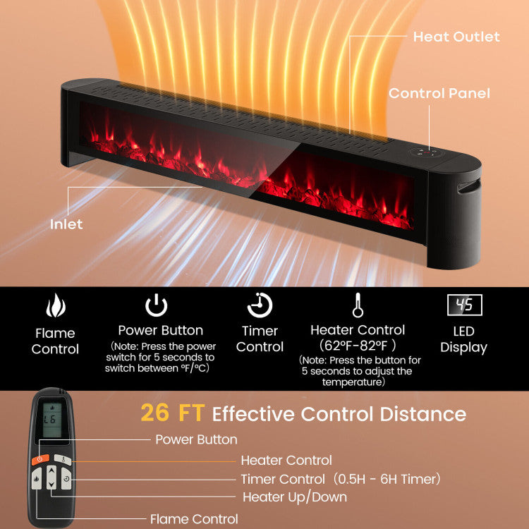 Quiet heater ideal for bedroom and dining room use