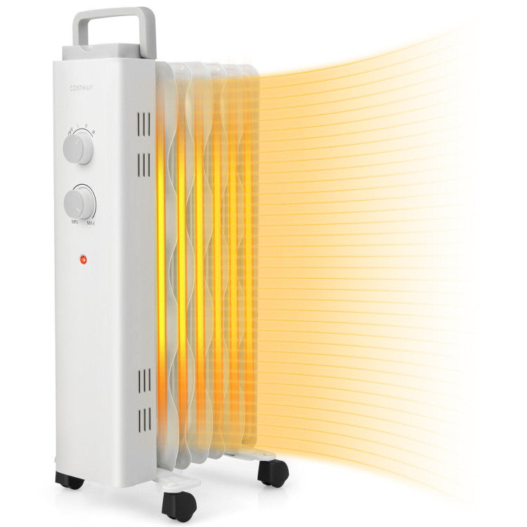 Quiet energy efficient heater for bedrooms and small spaces