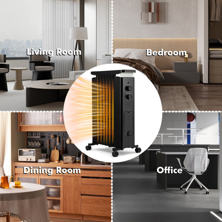 Side Profile of Radiant Tube Heater for Indoor Use