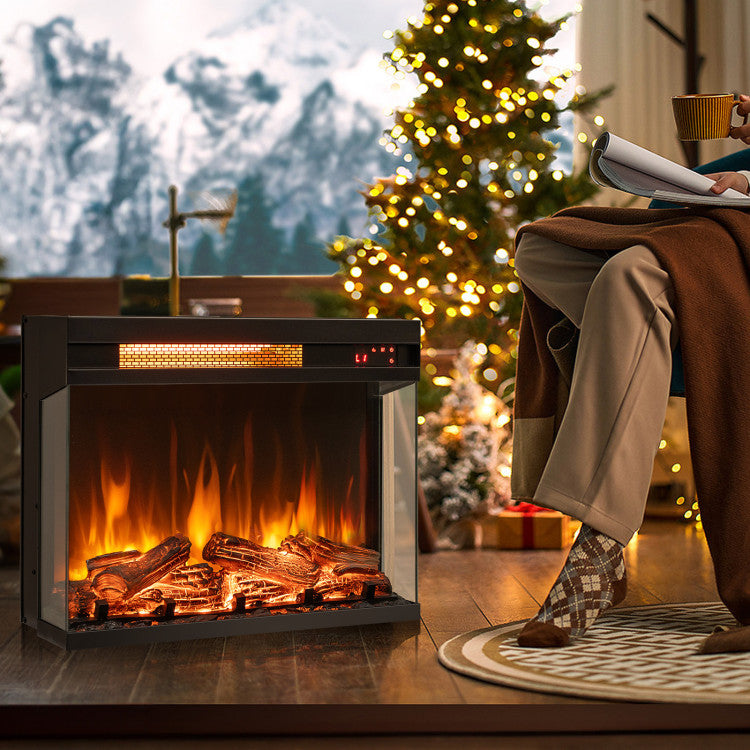 Recessed Electric Fireplace 23 Inch