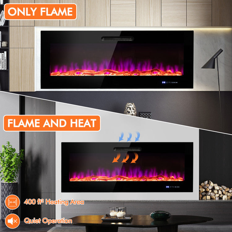 Installation guide for recessed fireplace wall cutout