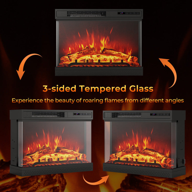 Remote Control Electric Fireplace Heater