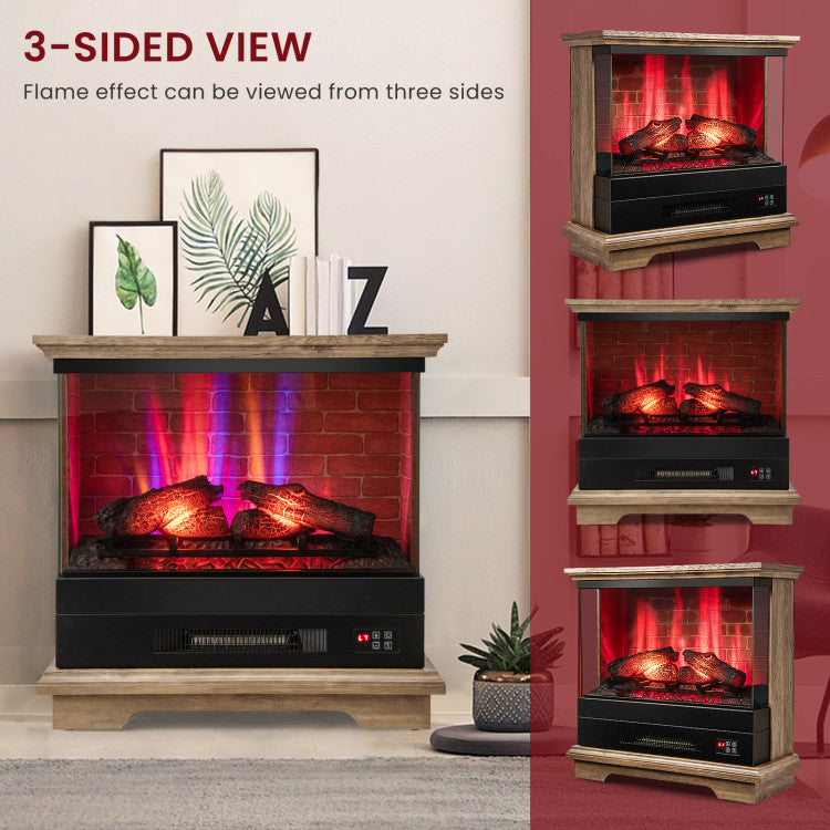 Remote Control Fireplace Heater