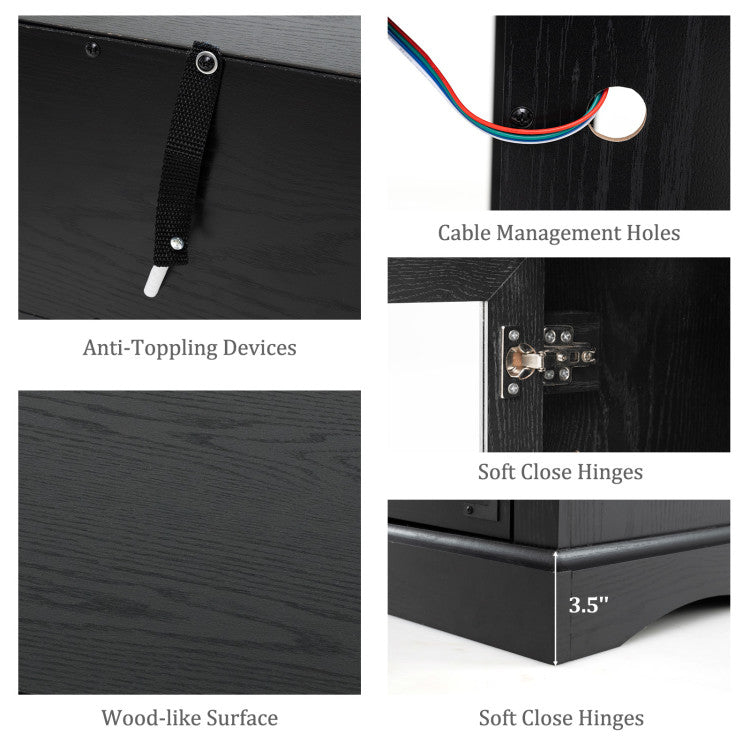 rgb-fireplace-cabinet-with-timer